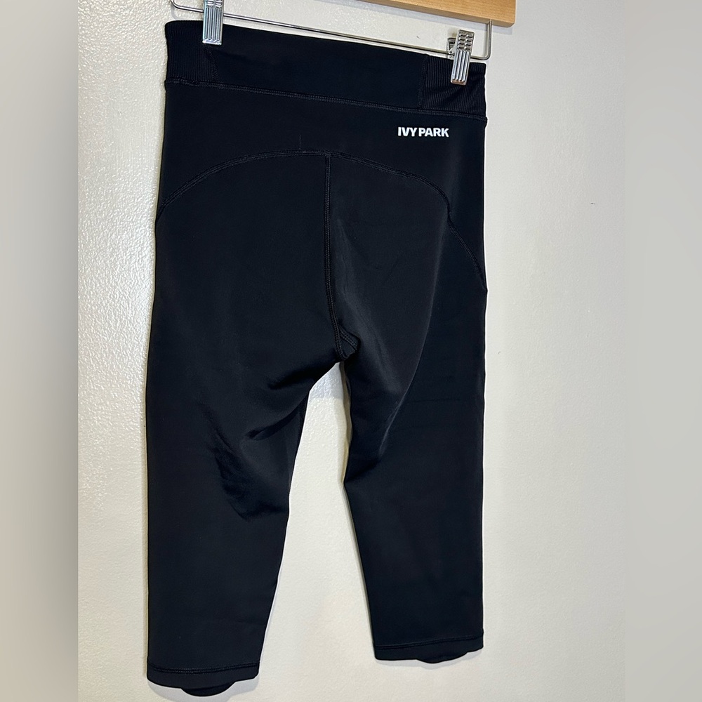 IVY PARK Beyonce Women Classic Black Capri Biker Leggings